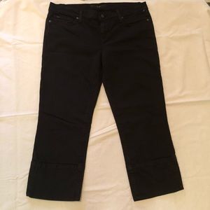 Joes black pants capris style size 32